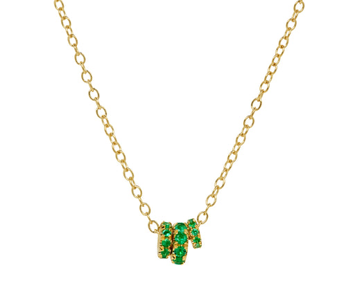 Emerald Vesta Pendant Necklace