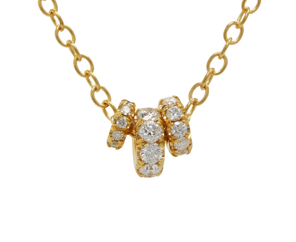 Pavé Diamond Vesta Pendant Necklace