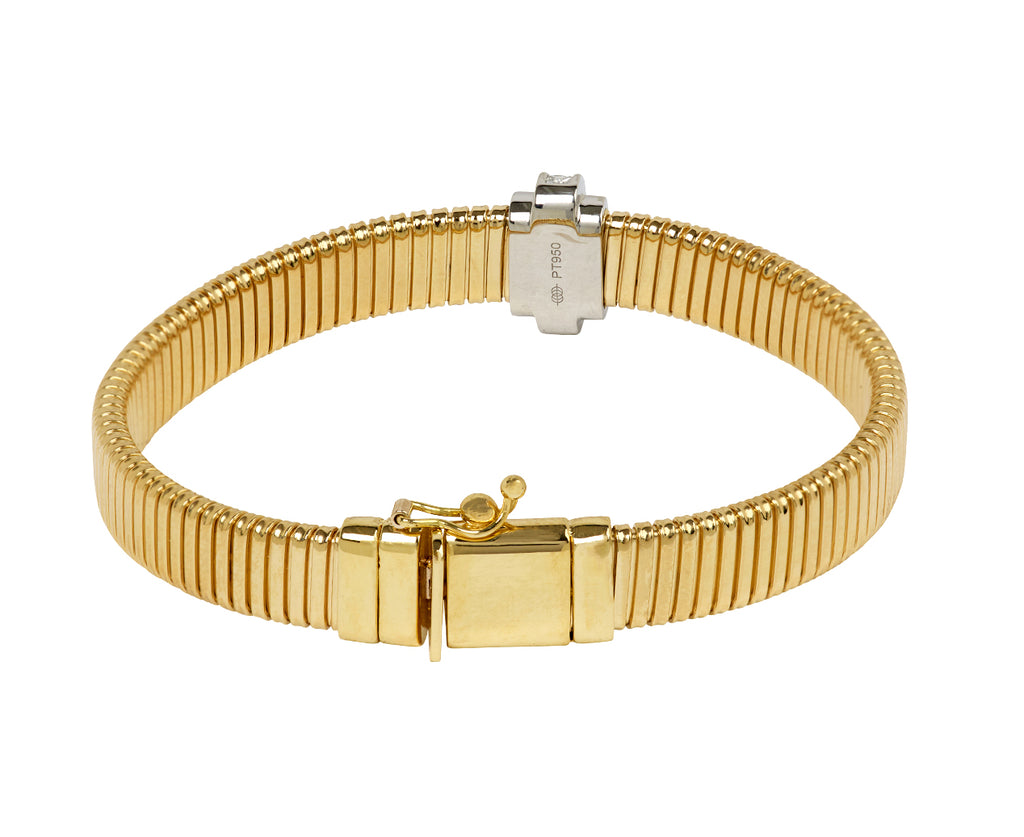 Raisina Diamond Platinum and Gold Bracelet