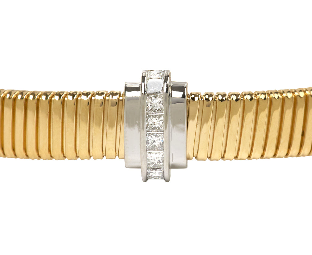 Raisina Diamond Platinum and Gold Bracelet