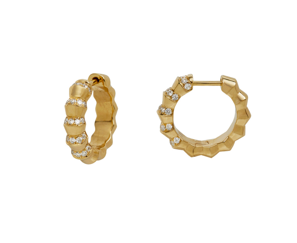 Borsh Minor Pavé Hoop Earrings