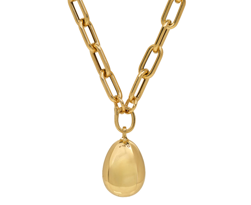 Diamond Cosmic Egg Orbit Locket Pendant Necklace