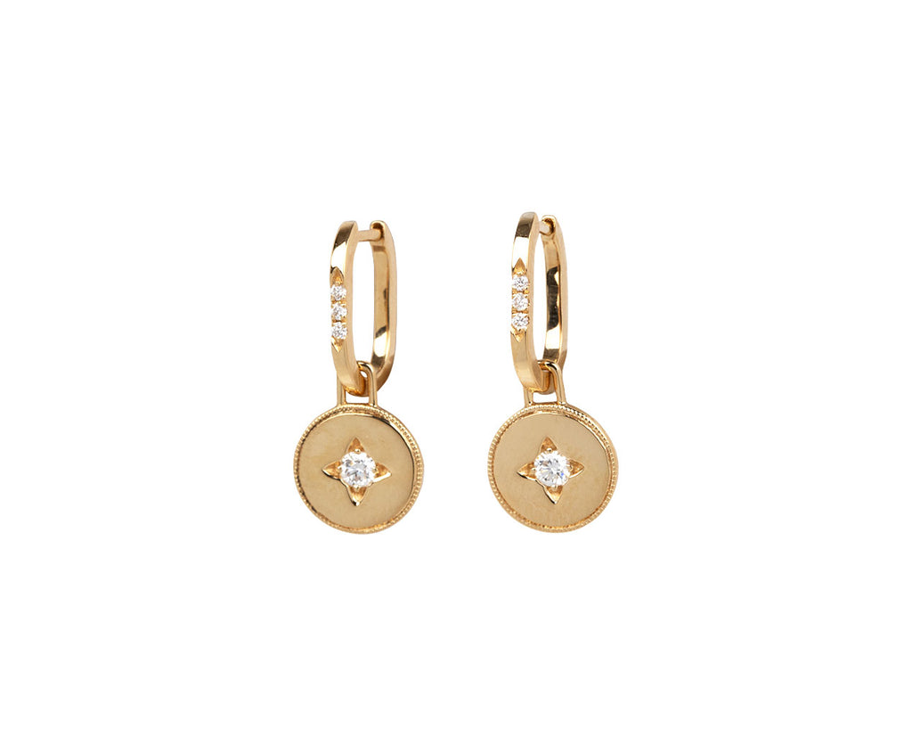 Drew Warisan Minor Diamond Drop Earrings