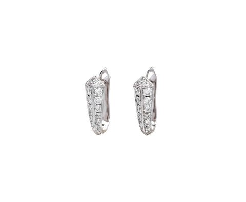 State Property White Gold Borsh Minor Earrings