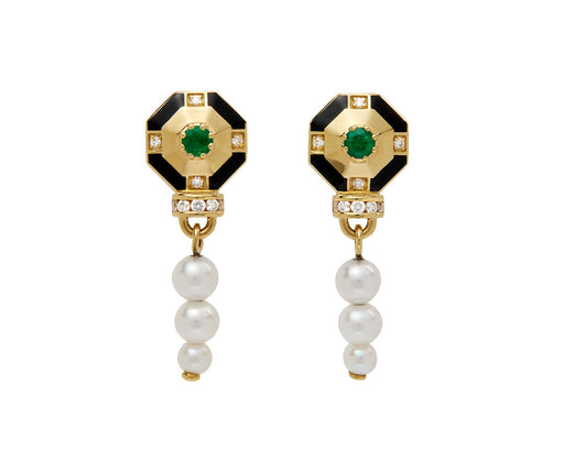 Genil Enchantress Pearl Drop Earrings