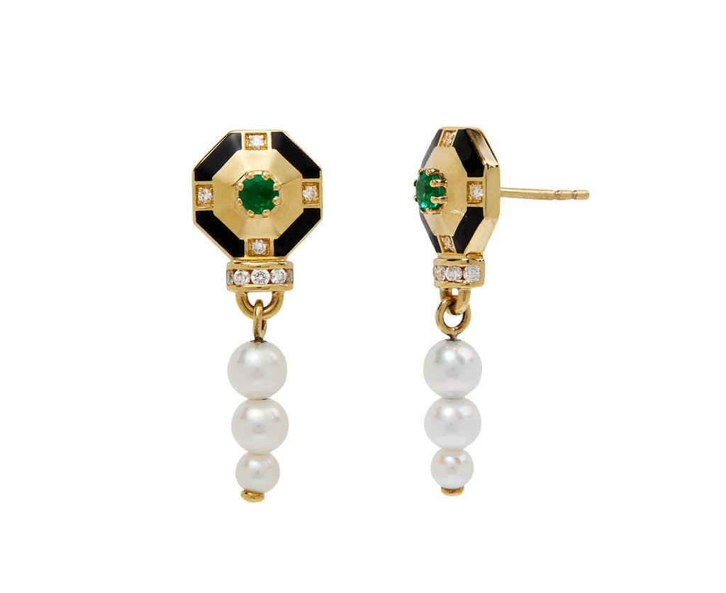 Genil Enchantress Pearl Drop Earrings