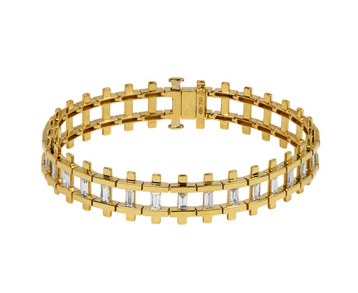 State Property Diamond Railroad Bracelet