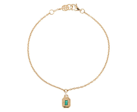 Spade Warisan Petite Emerald Bracelet