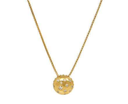 Toadstool Diamond Pendant Necklace