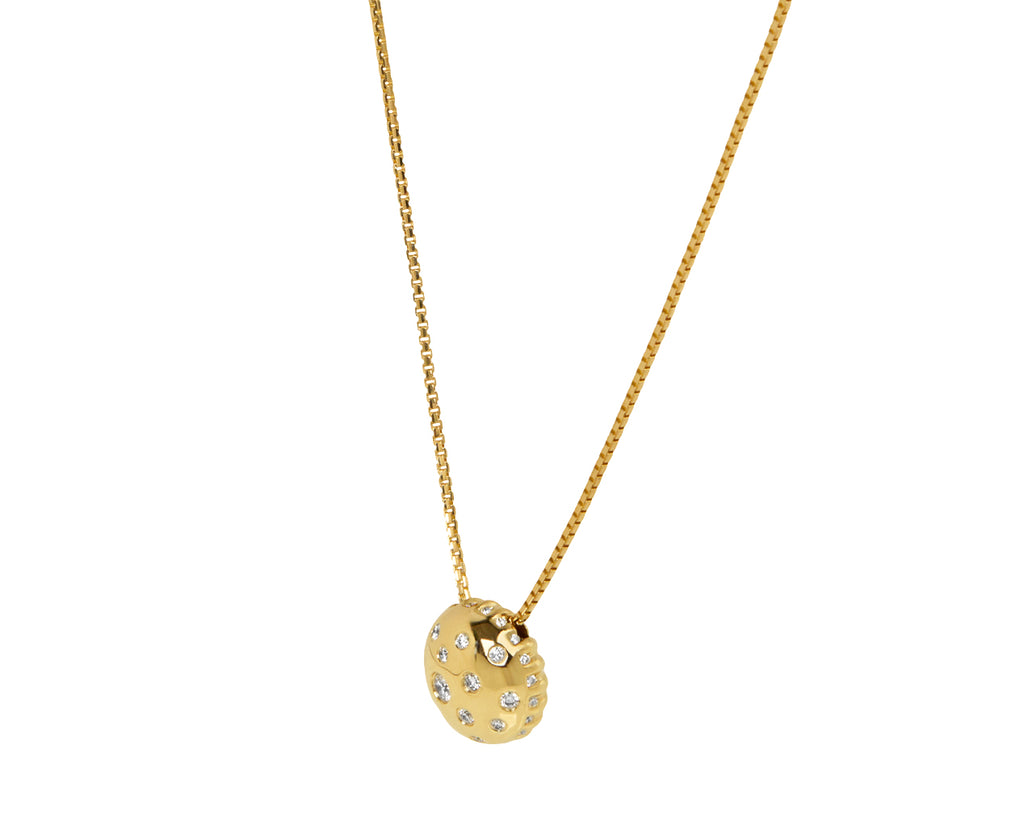 Toadstool Diamond Pendant Necklace