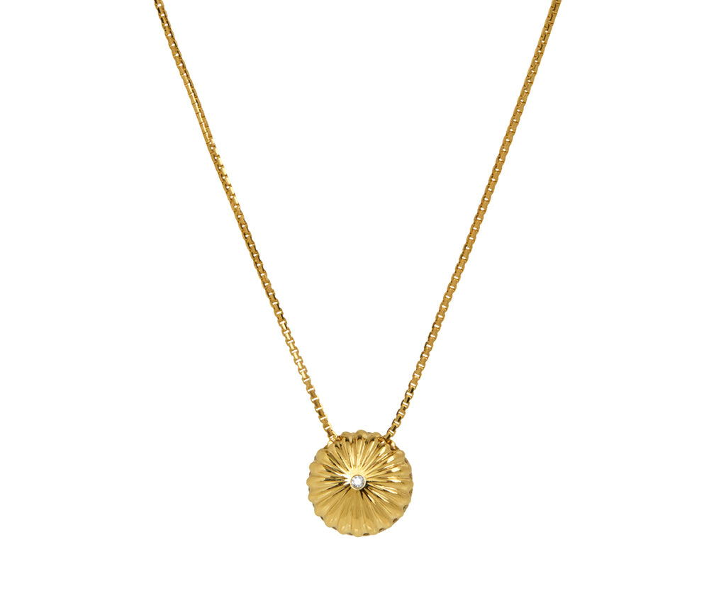 Toadstool Diamond Pendant Necklace