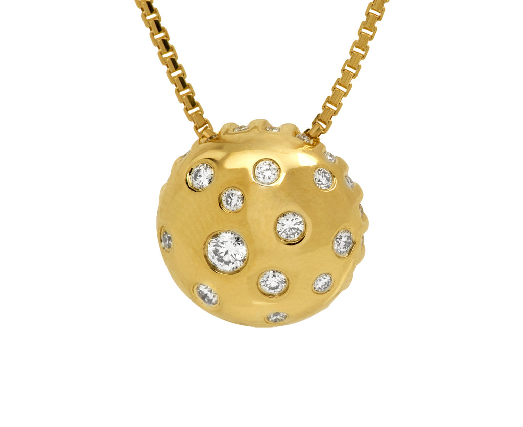 Toadstool Diamond Pendant Necklace