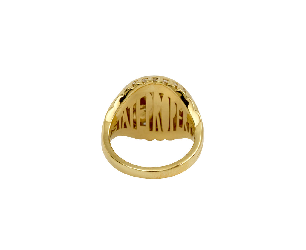Toadstool Diamond Bombé Ring