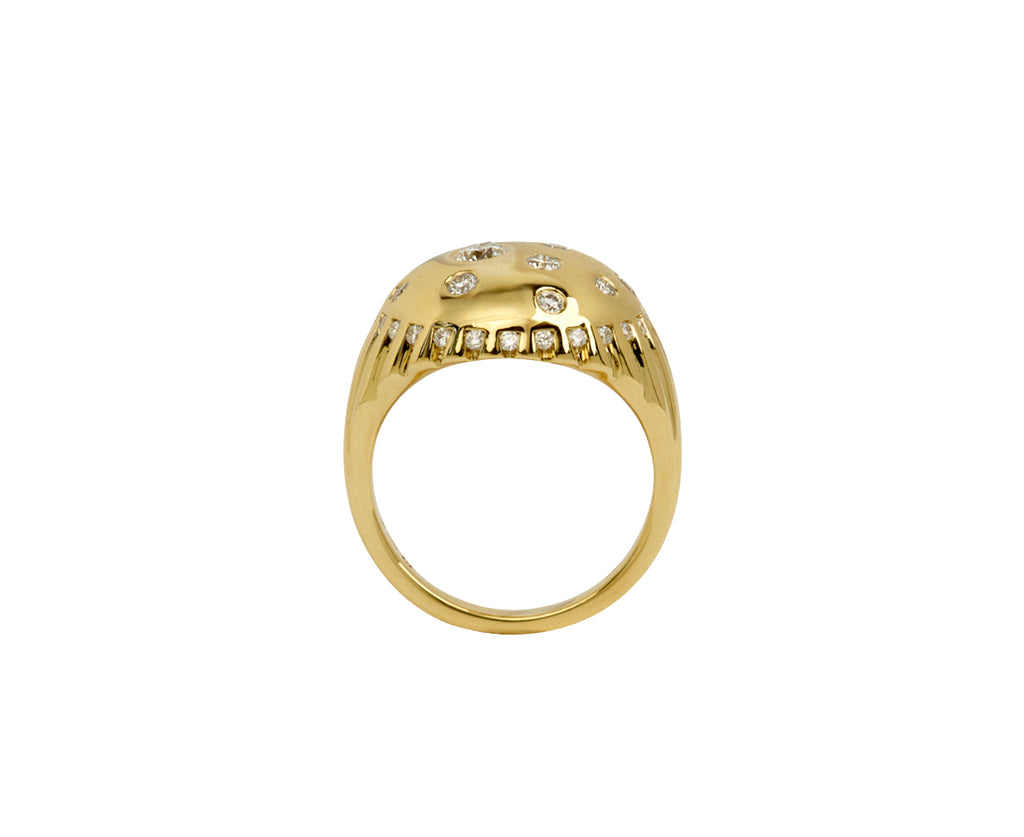 Toadstool Diamond Bombé Ring