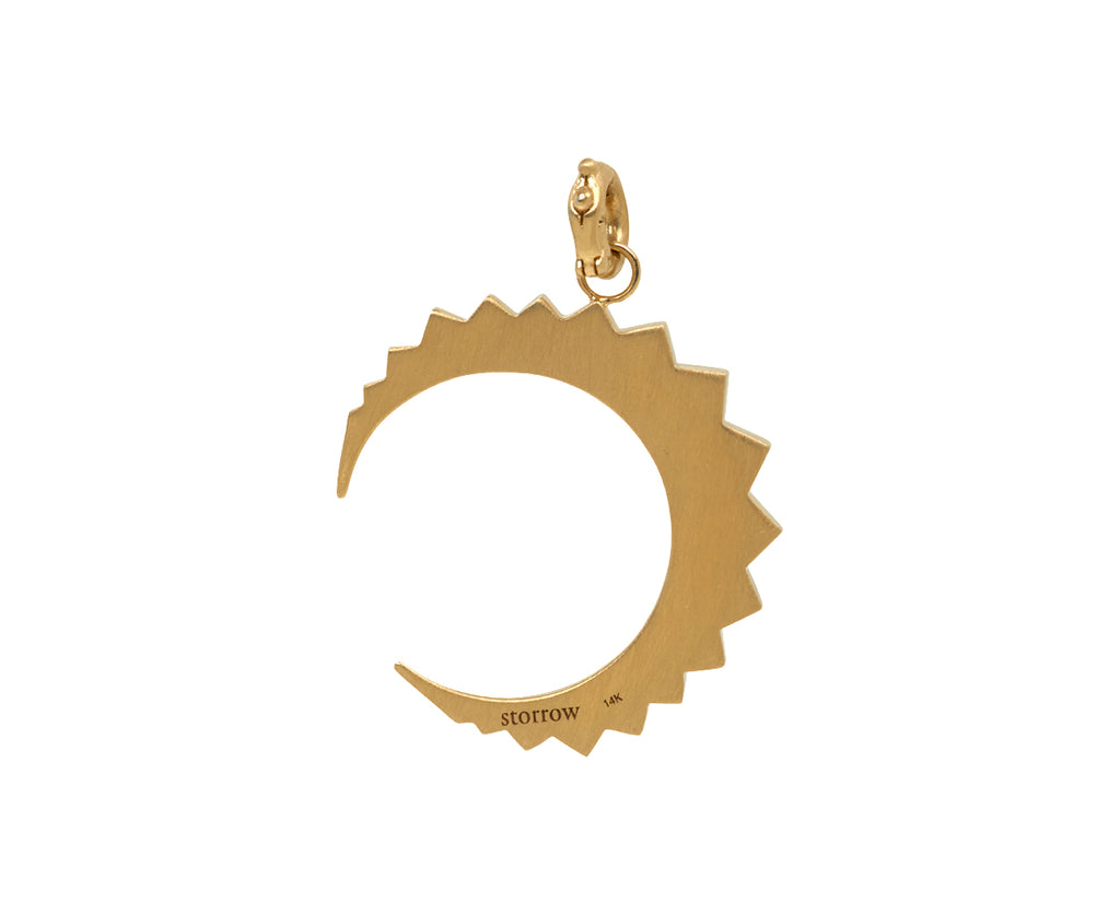 Garnet and Diamond Crescent Estelle Charm ONLY - TWISTonline 