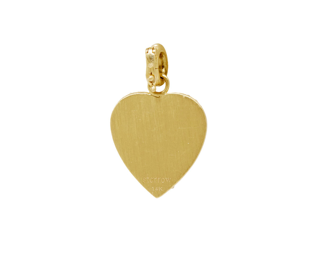 Large Lapis and Diamond Alana Heart Charm Pendant ONLY