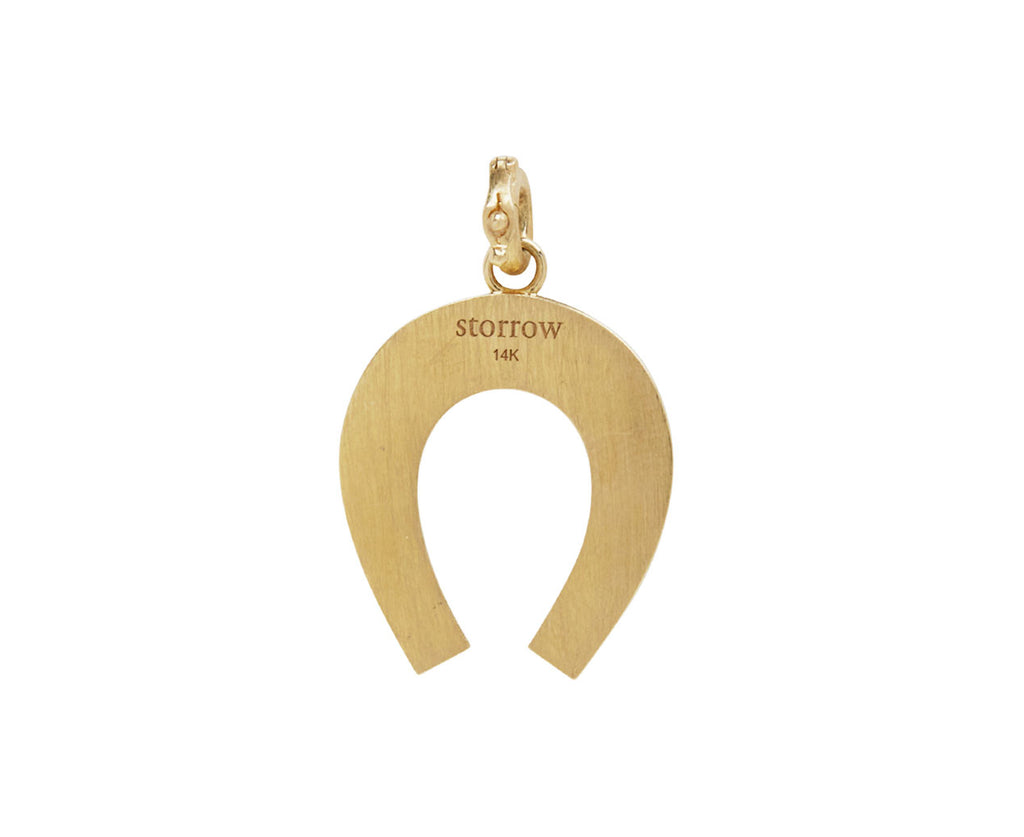 Onyx and Diamond Hallie Charm Pendant ONLY