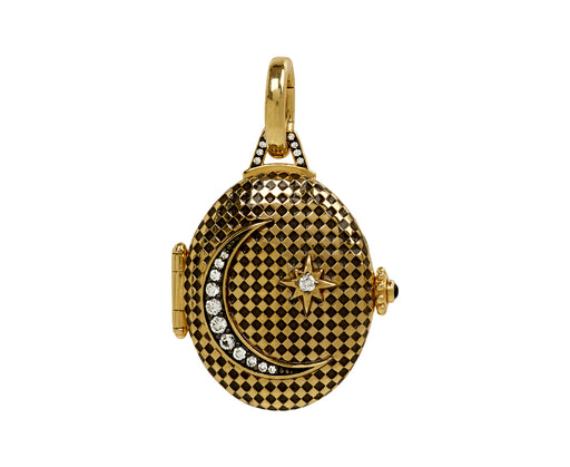Luminous Checkerboard Locket Pendant ONLY