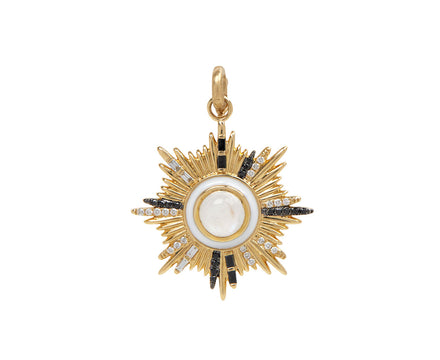 Mother-of-Pearl, Diamond and Sapphire Victoria Medallion ONLY
