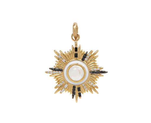 Mother-of-Pearl, Diamond and Sapphire Victoria Medallion ONLY