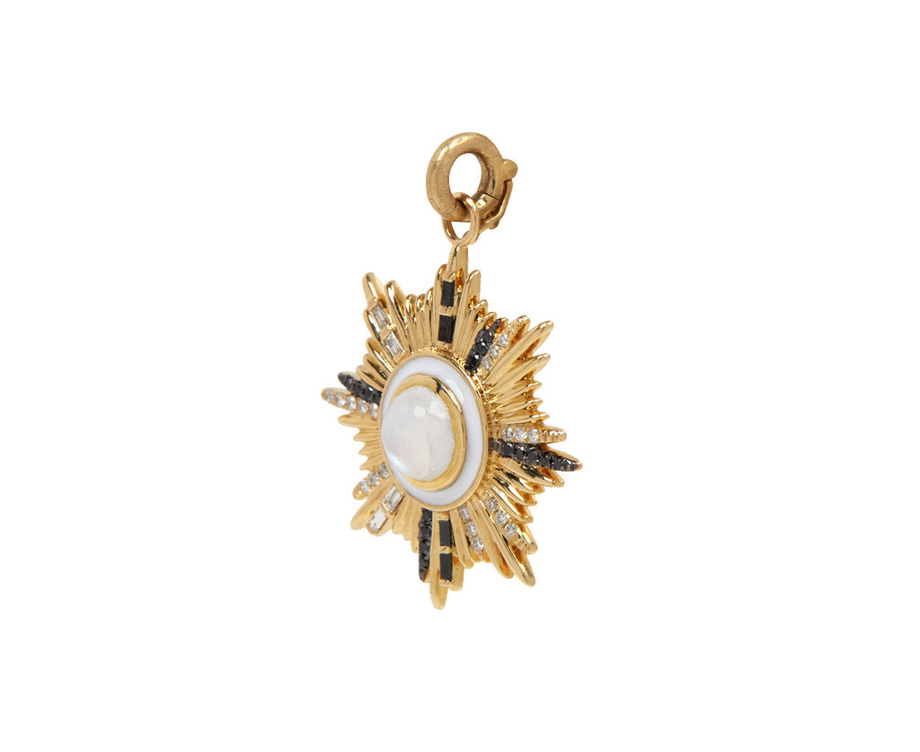 Mother-of-Pearl, Diamond and Sapphire Victoria Medallion ONLY