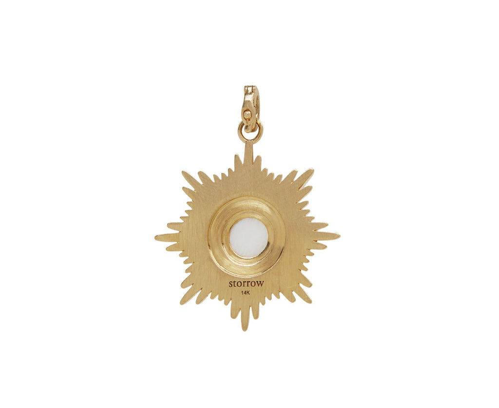 Mother-of-Pearl, Diamond and Sapphire Victoria Medallion ONLY