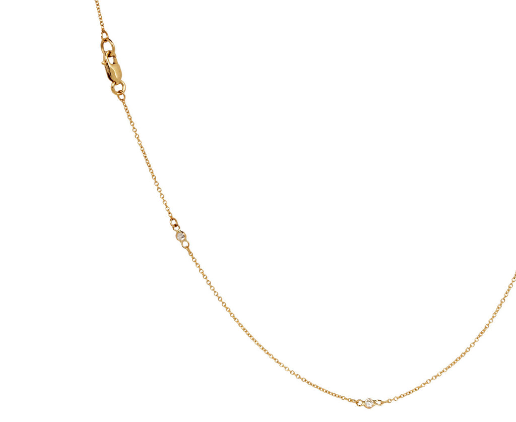 Colombian Emerald on Diamond Chain Necklace