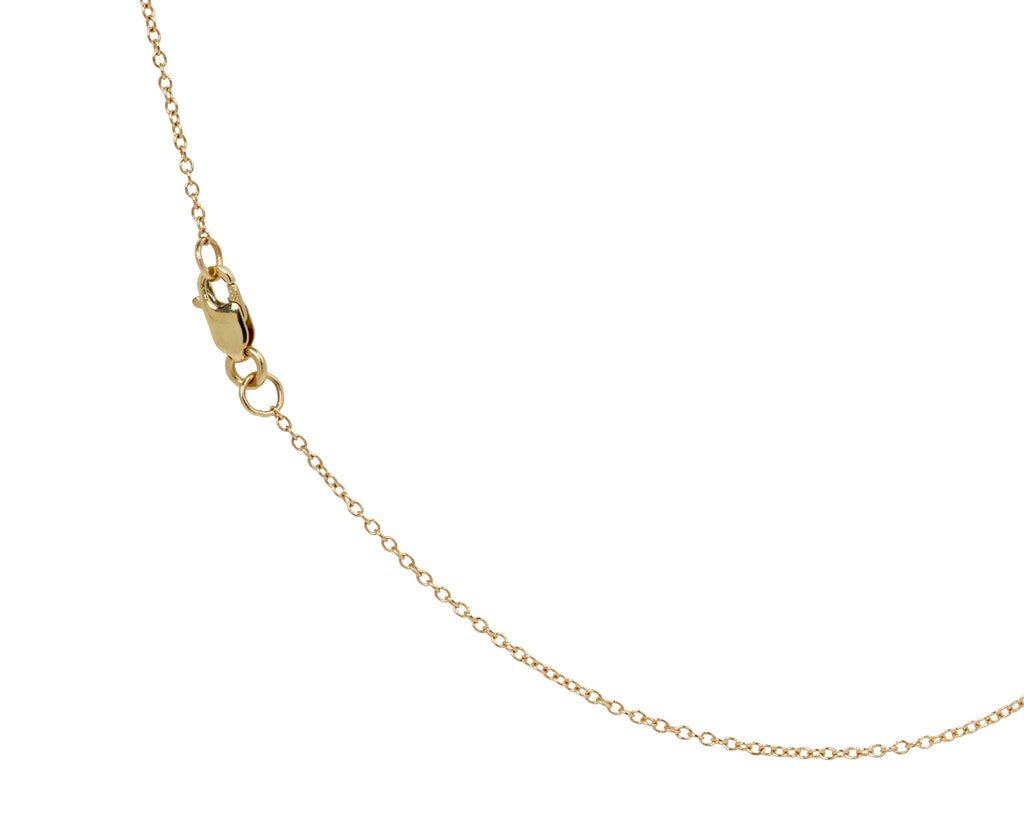Elizabeth Street Teardrop Green Tourmaline Pendant Necklace - Closure