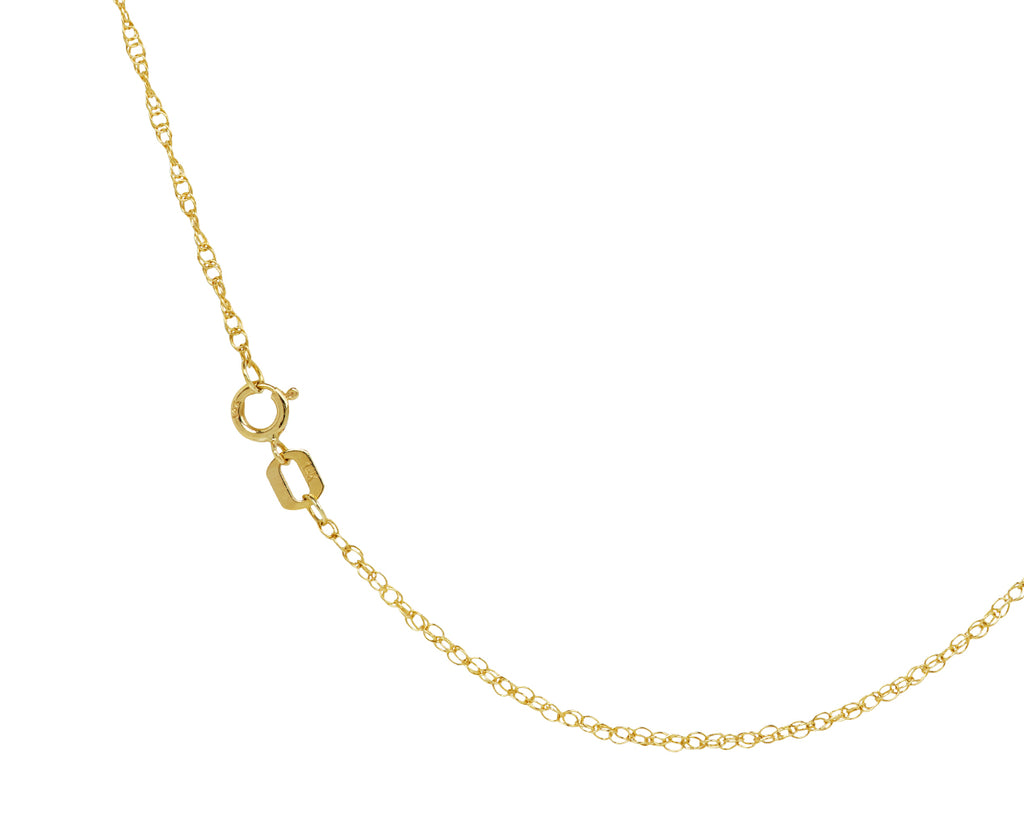 Elizabeth Street Blue Topaz Pendant Necklace - Closure