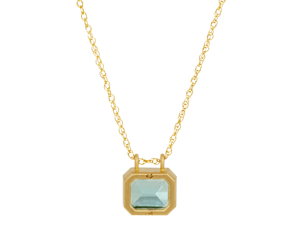 Light Blue Topaz Pendant Necklace - TWISTonline 