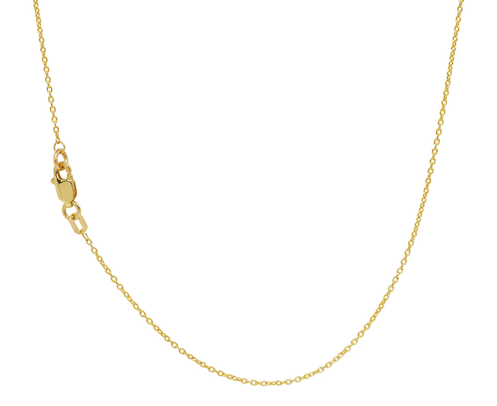 Elizabeth Street Cushion Cut Blue Sapphire Pendant Necklace - Closure