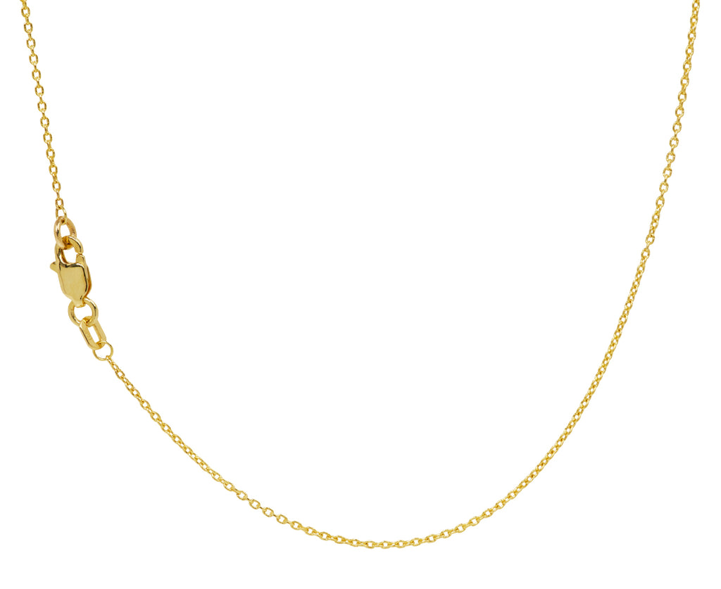 Elizabeth Street Cushion Cut Blue Sapphire Pendant Necklace - Closure