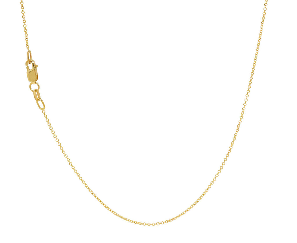 Elizabeth Street Radiant Cut Peridot Pendant Necklace - closure