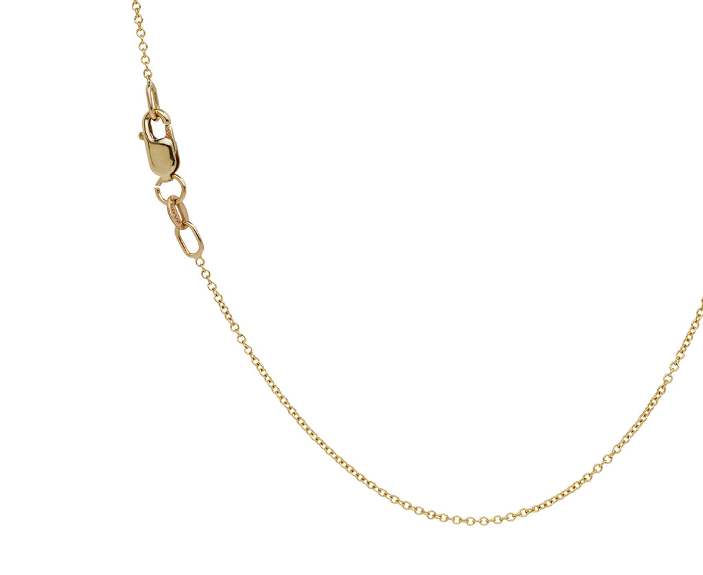 Elizabeth Street Pear Shaped Tsavorite Pendant Necklace - closure