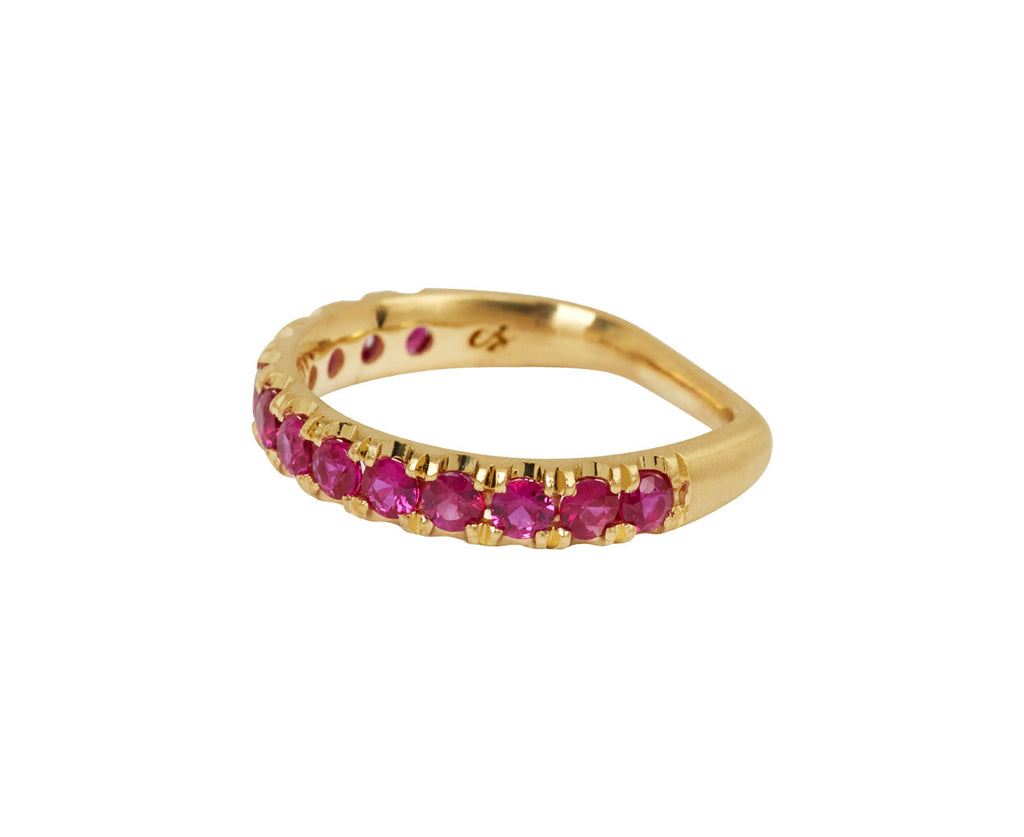 Elizabeth Street Ruby Euro Band - angled