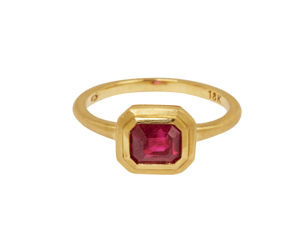 Elizabeth Street Burmese Ruby Ring