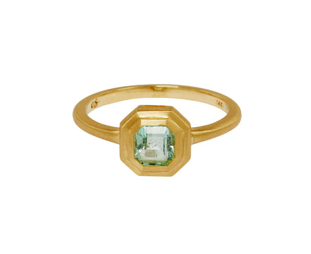 Pale Colombian Emerald Ring