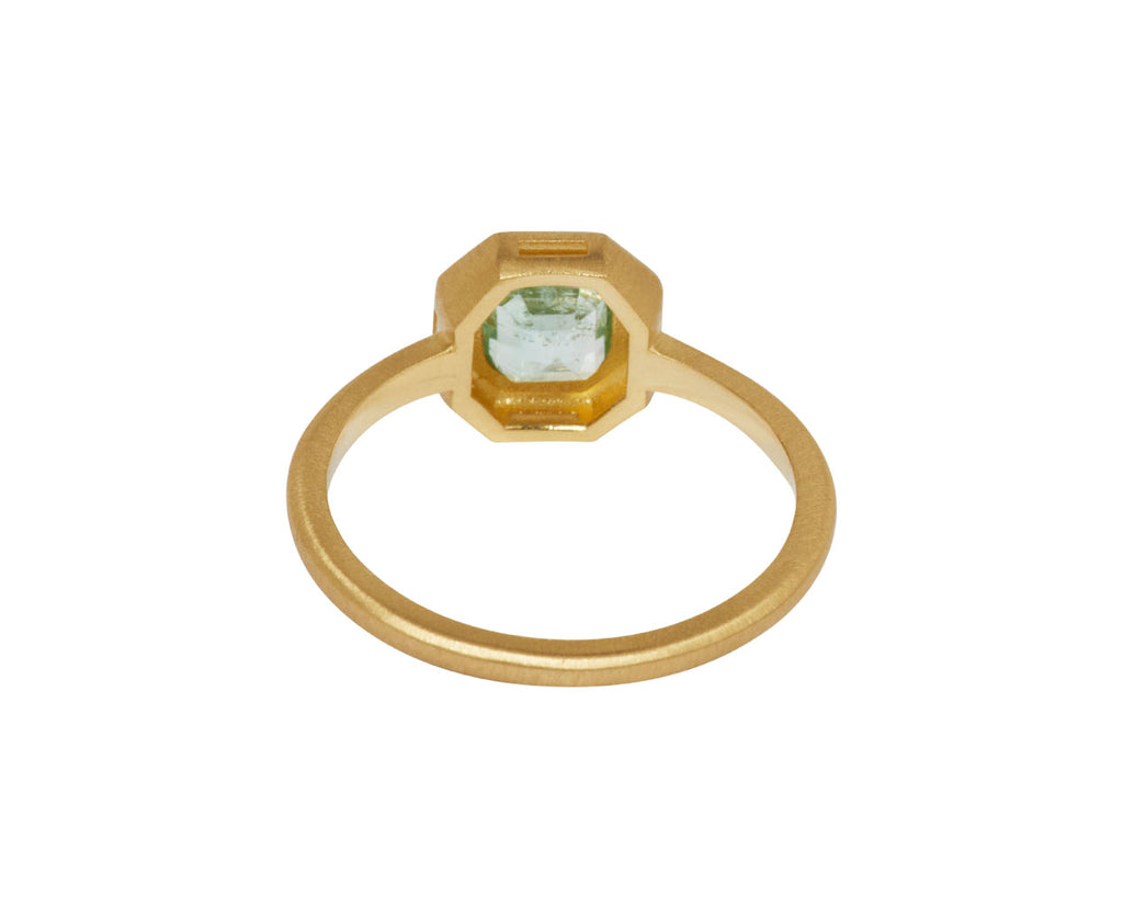 Pale Colombian Emerald Ring