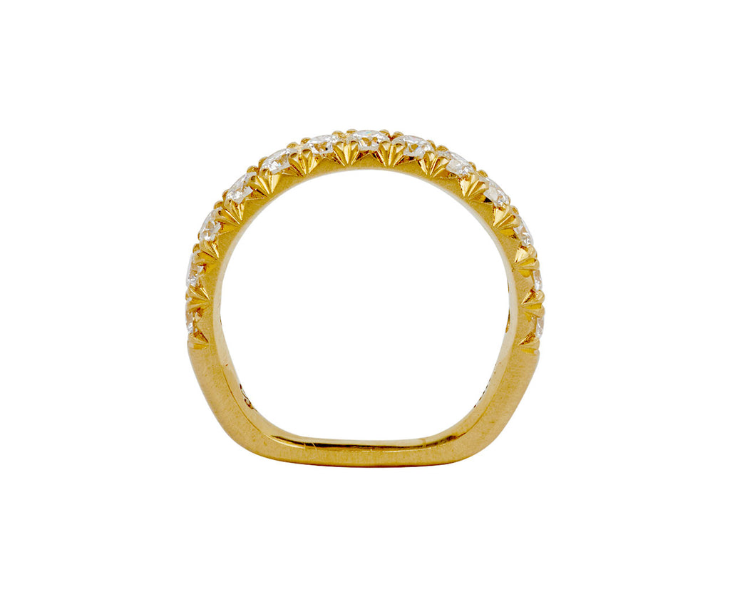 Elizabeth Street Diamond Euro Band - top down
