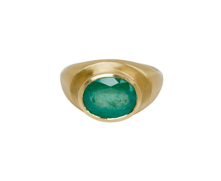 Elizabeth Street Zambian Emerald Ring