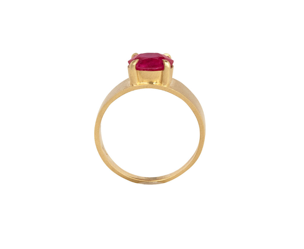 Oval Ruby Ring