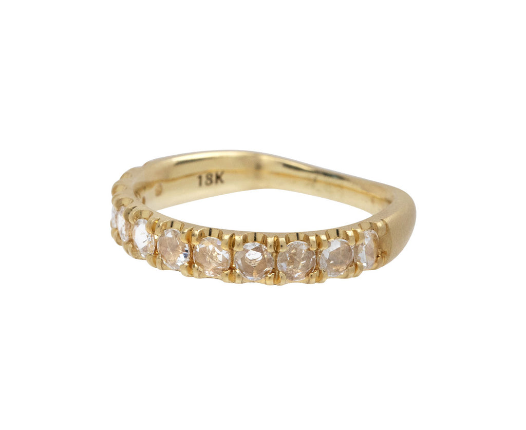 Rose Cut Diamond Euro Band