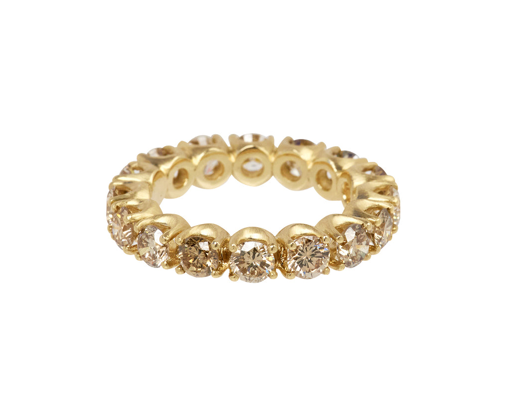 Elizabeth Street Champagne Diamond Eternity Band