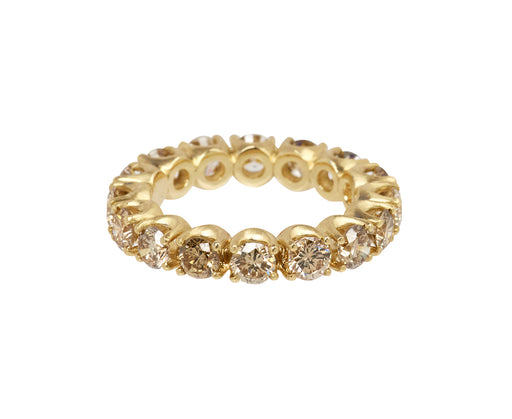 Elizabeth Street Champagne Diamond Eternity Band