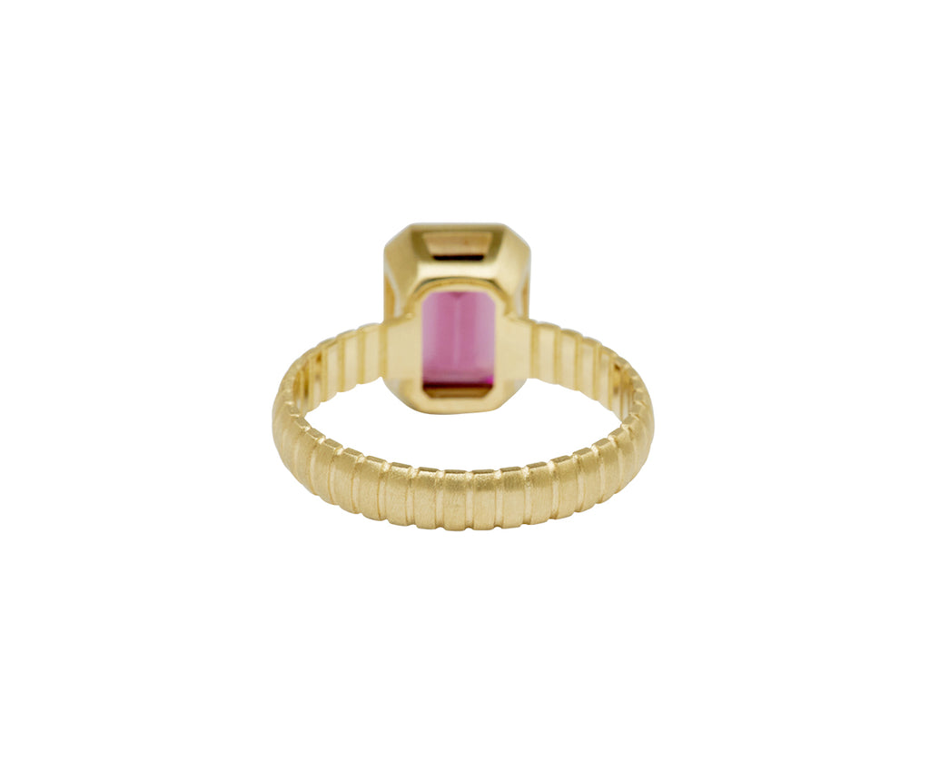 Elizabeth Street North/South Garnet Ring - Back View