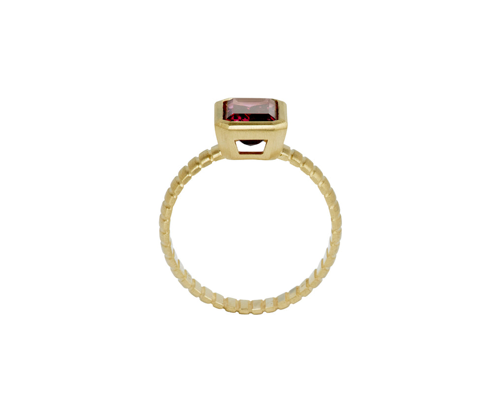 Elizabeth Street North/South Garnet Ring - Top Down View