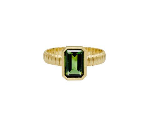 Elizabeth Street North South Tourmaline Ring