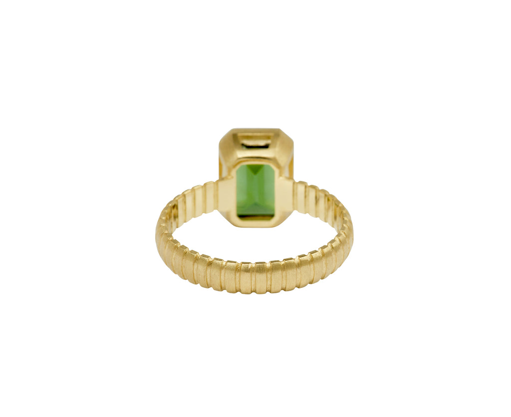 Elizabeth Street North South Tourmaline Ring - Back View