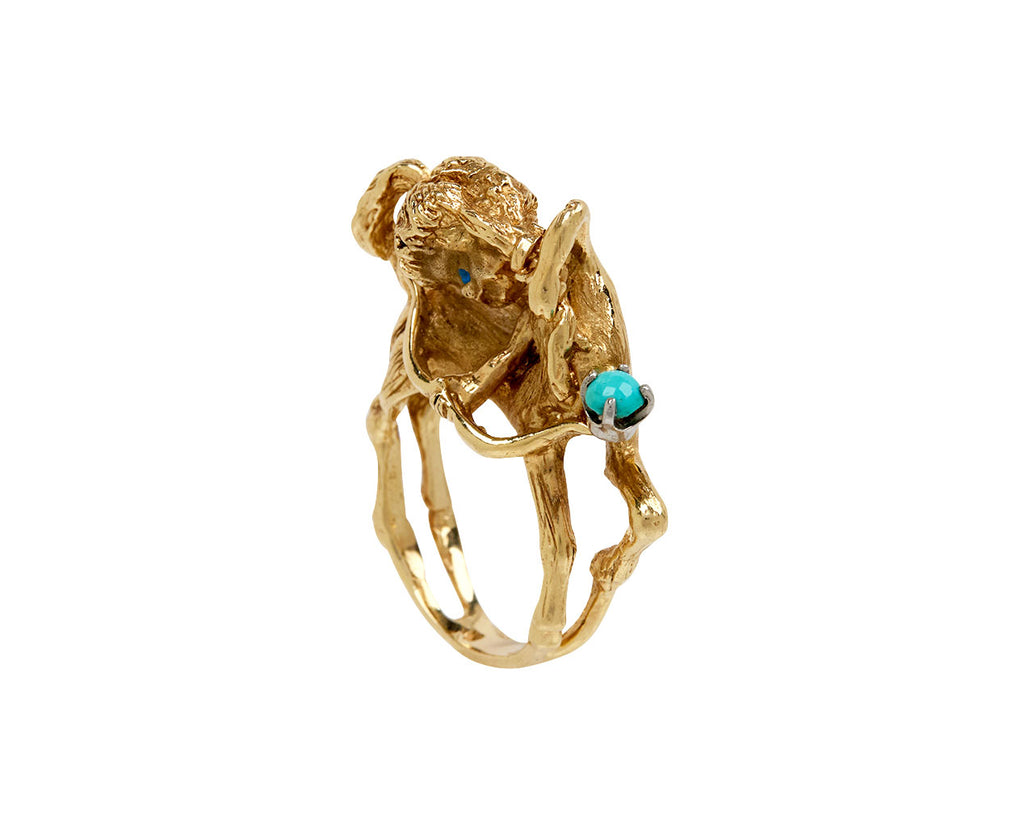 Turquoise William Ruser Sagittarius Ring
