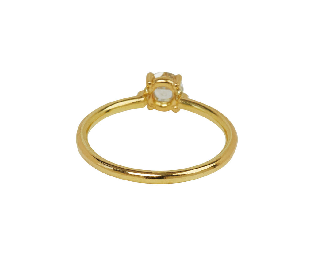 Recycled Rose Cut Diamond Solitaire - TWISTonline 